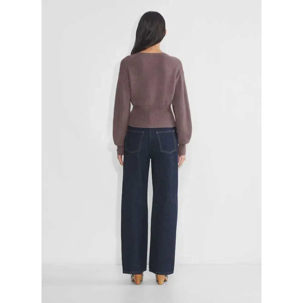 Aritzia Wilfred Camila Sweater in Smoked Eggplant NWT - Picture 5 of 12